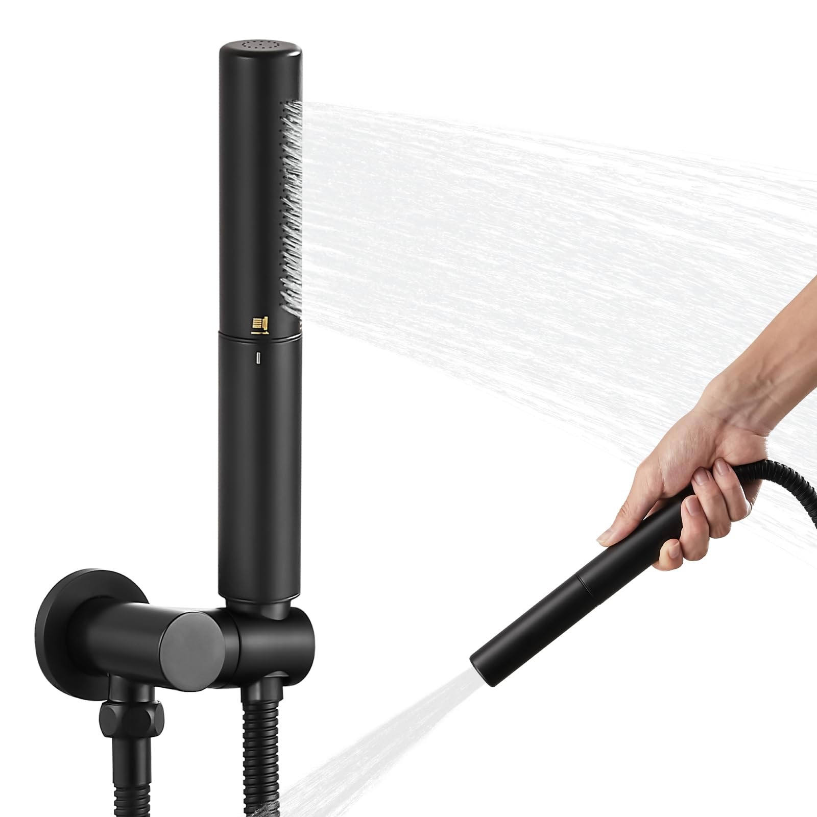 Heyalan Brass 2 in1 Function Handheld Spray Hand Shower High Pressure Handhel...