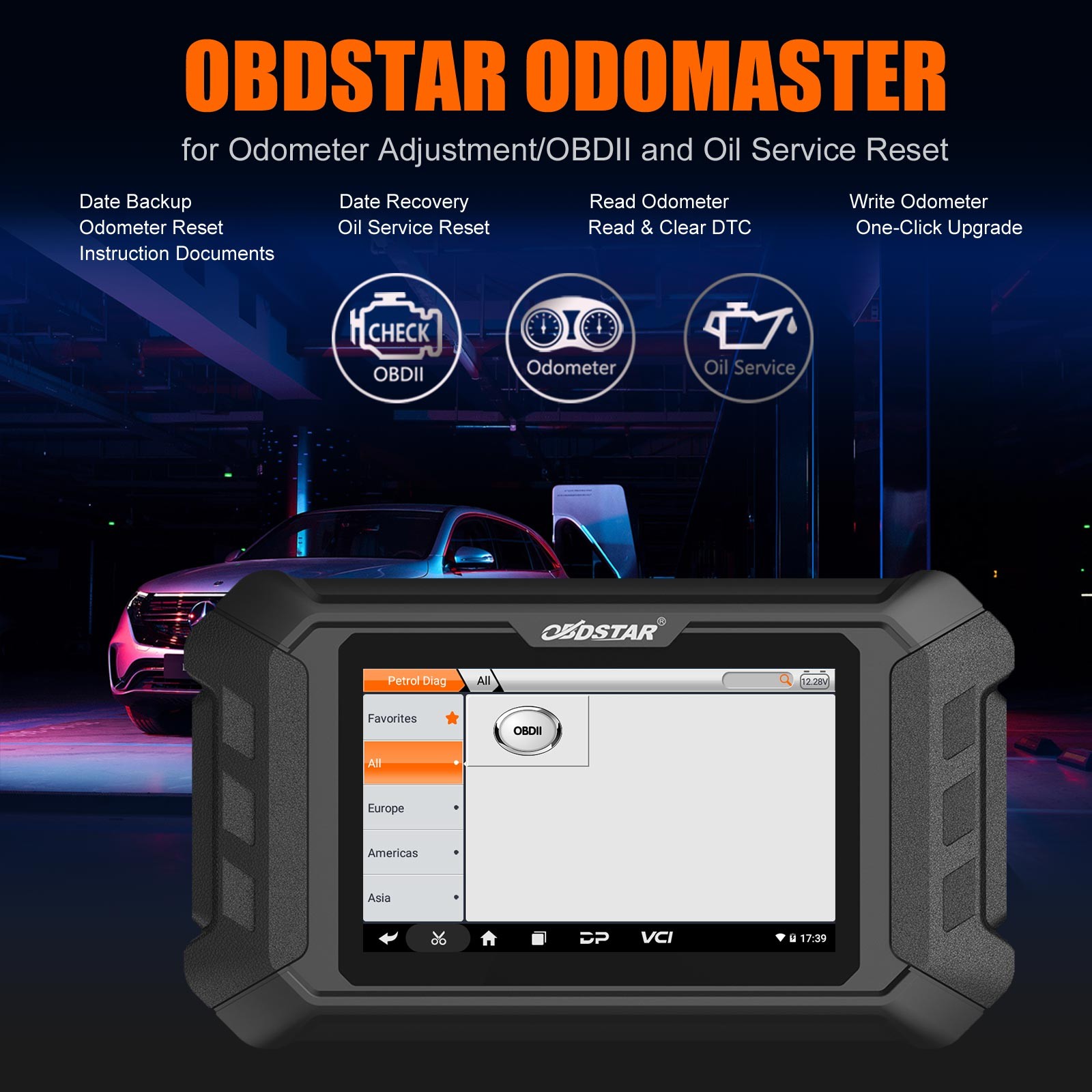 OBDSTAR ODO Master Full for Odo.meter Adjustment/ Oil Reset/ OBDII Functions US