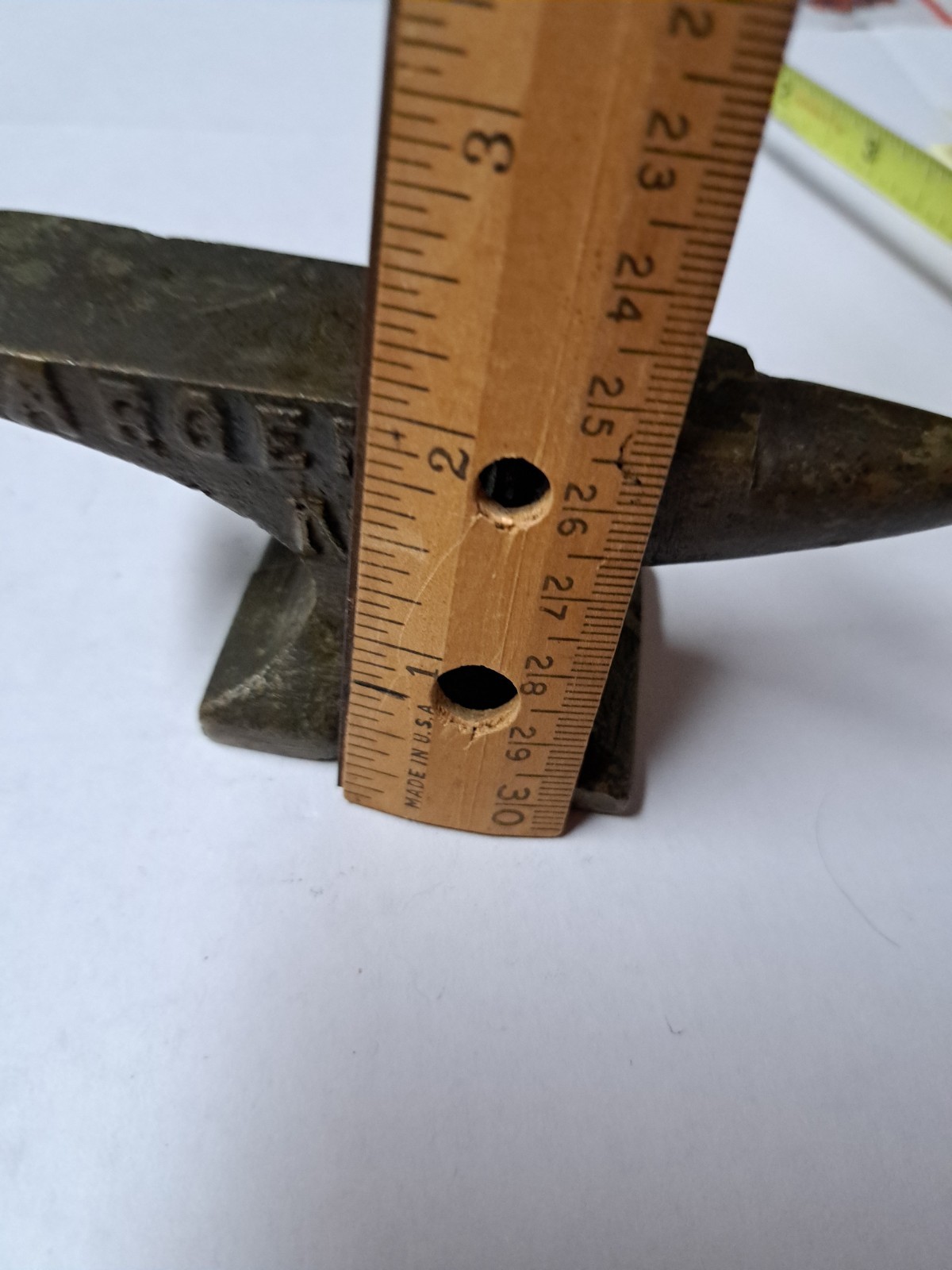 ARGENTIA NFLD BRASS MINI ANVIL (1 3/4" T 4.5" W)