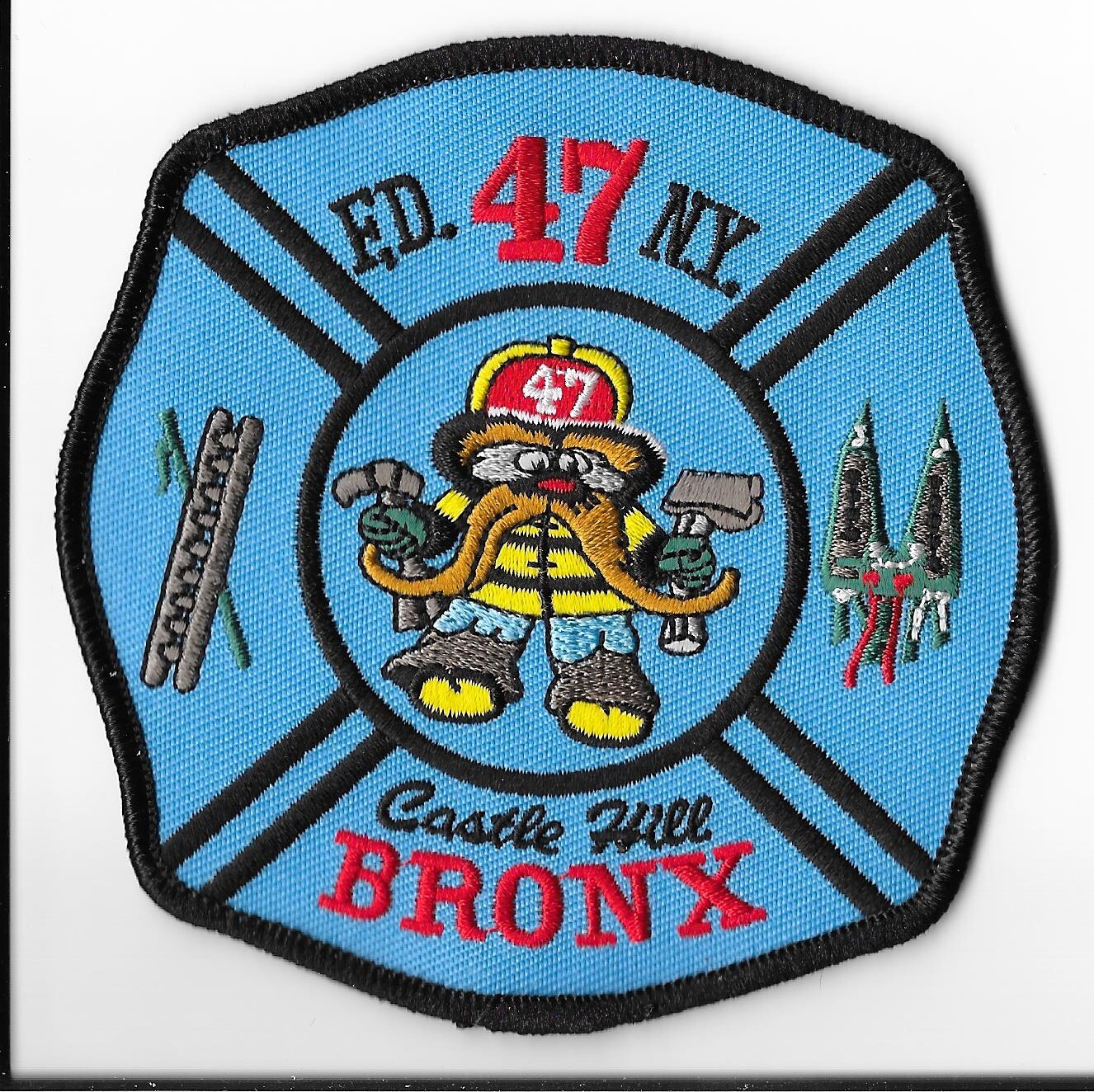 New York Fire Department (FDNY) Engine 47 Castle Hill Bronx Patch V1
