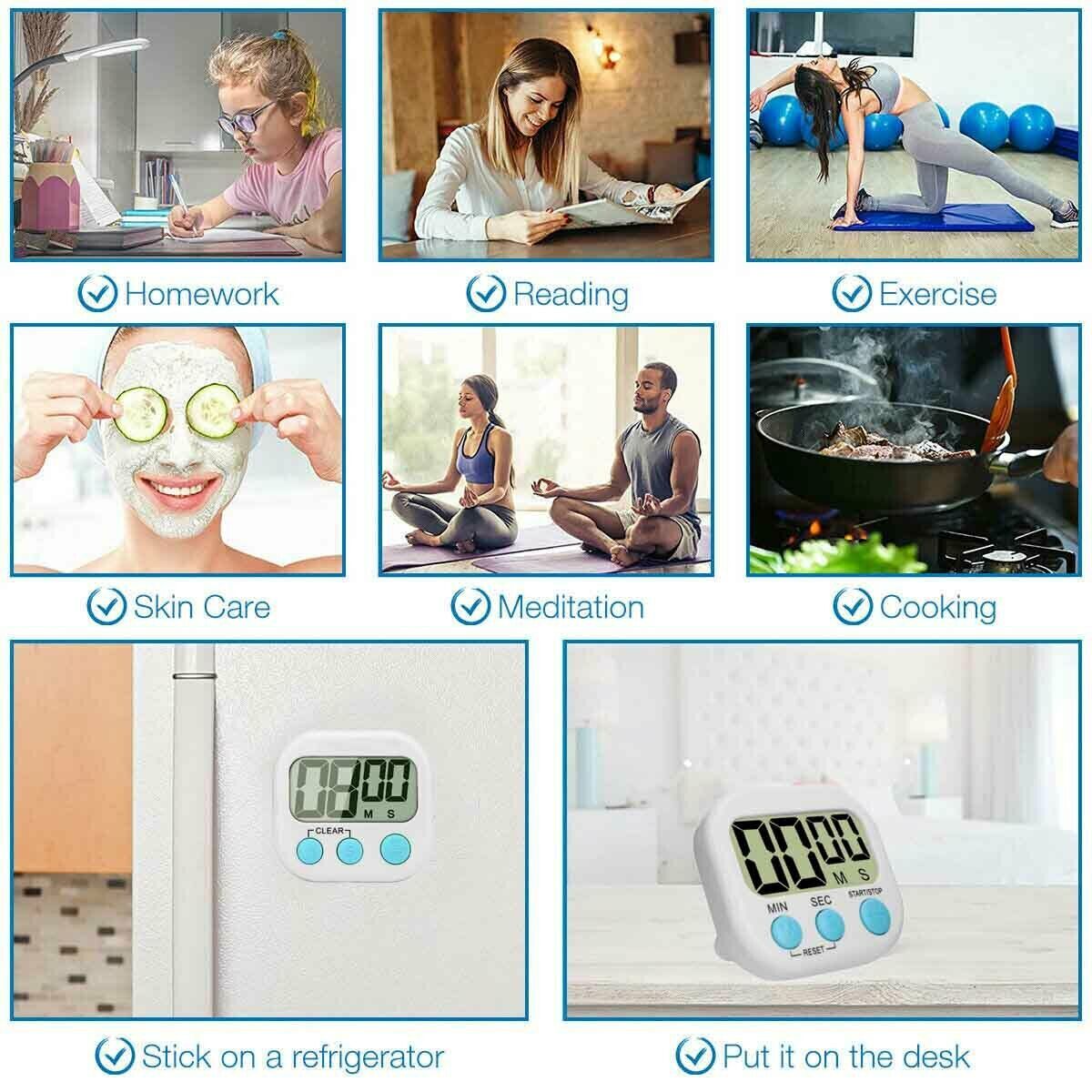 USA new generation Creative Time Manager Kitchen Egg Oven Countdown Timer