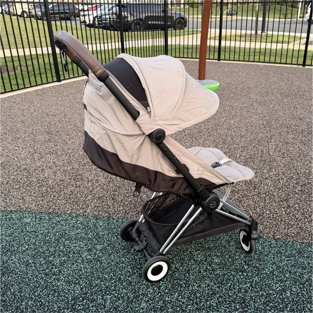 Cybex Coya Ultra Compact Travel Stroller Lightweight Foldable Gray Black