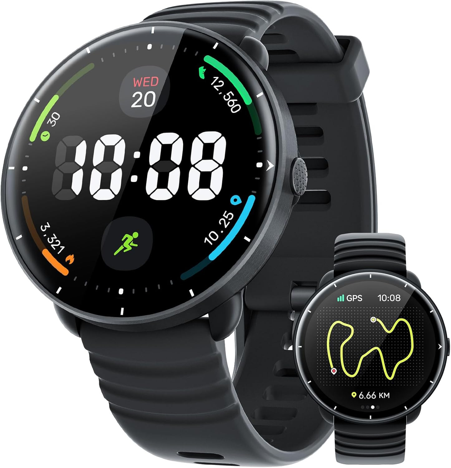 round Smart Watch PSSW9B Bundle with PS01SL