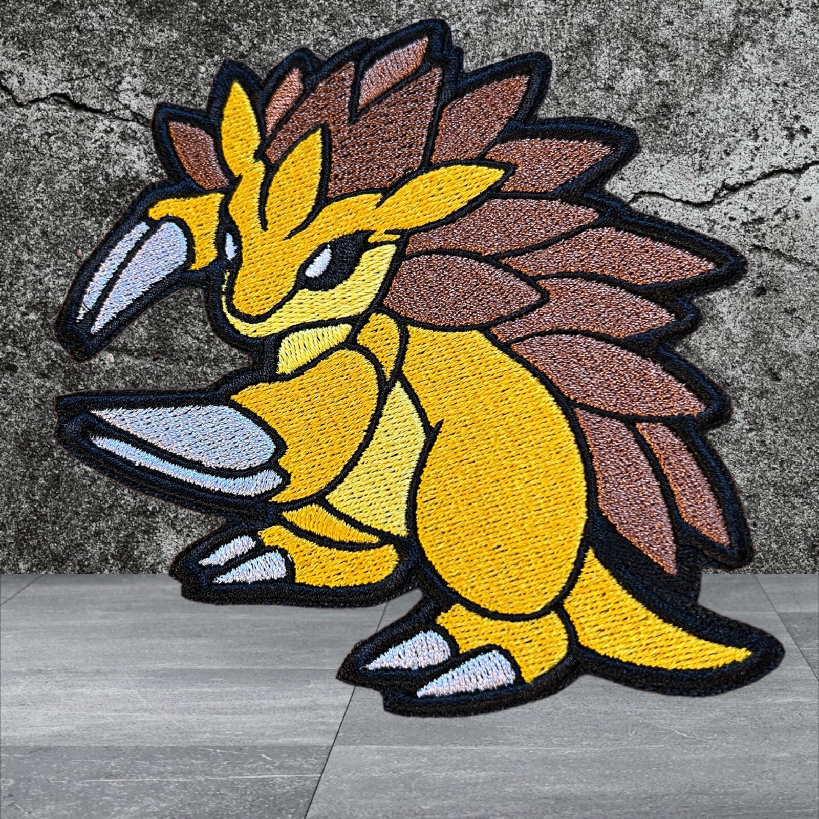 Steit-Sandslash Pokémon 5.10' X 4.51" Iron on Patch