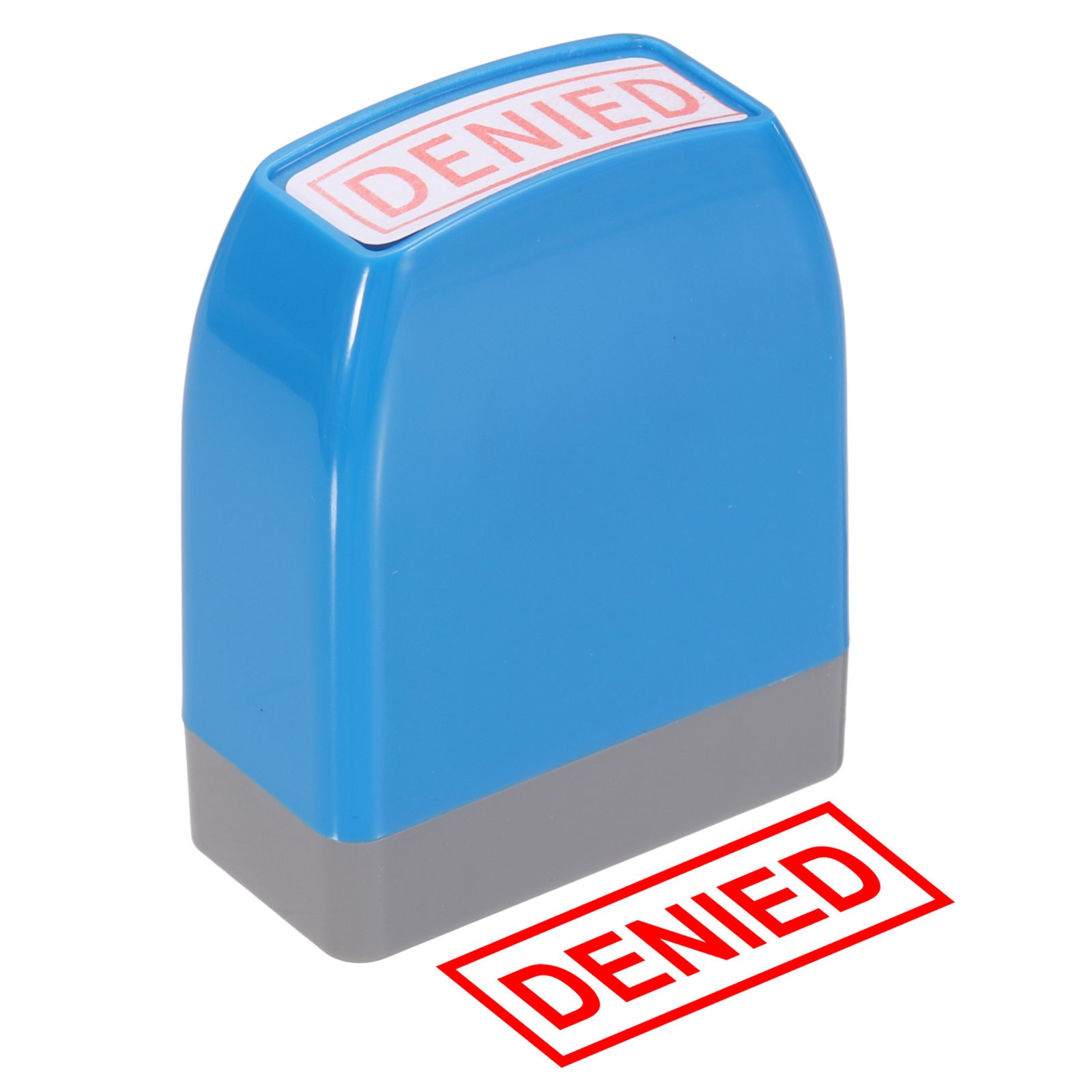 DENIED Notice Stamp Self Inking, Blue