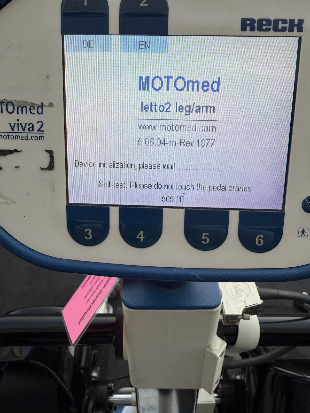 Motomed Letto 2 Professional Movement Therapy for legs and arms