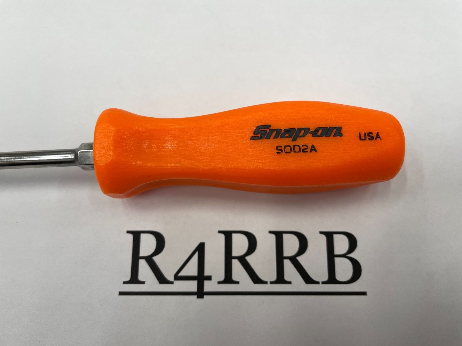 Snap-on Tools USA NEW ORANGE Hard Handle 3/16" Flat Head Screwdriver SDD2AO