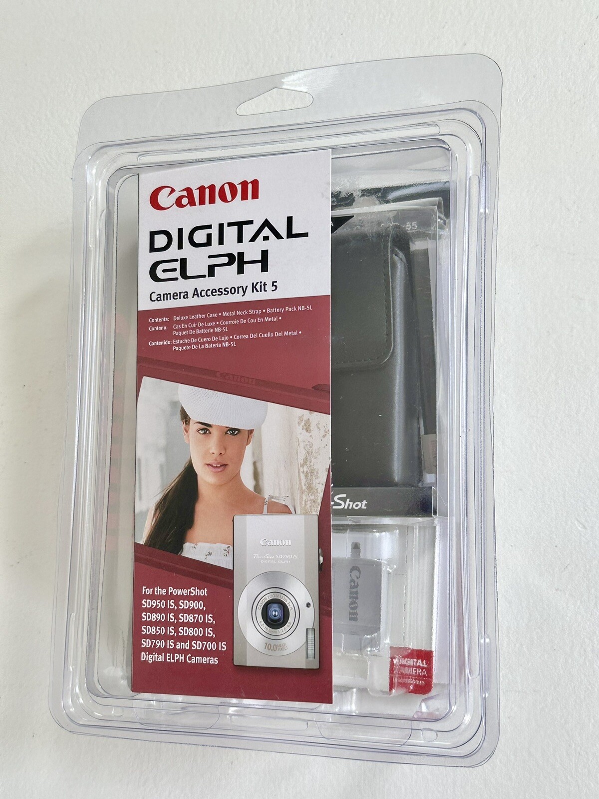 Canon Digital Elph Camera Accessory Kit 5 for SD1000 SD750 SD630 SD450 SD400 430