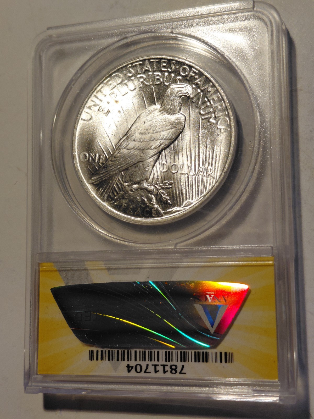1923 Peace Dollar MS 64 ANACS