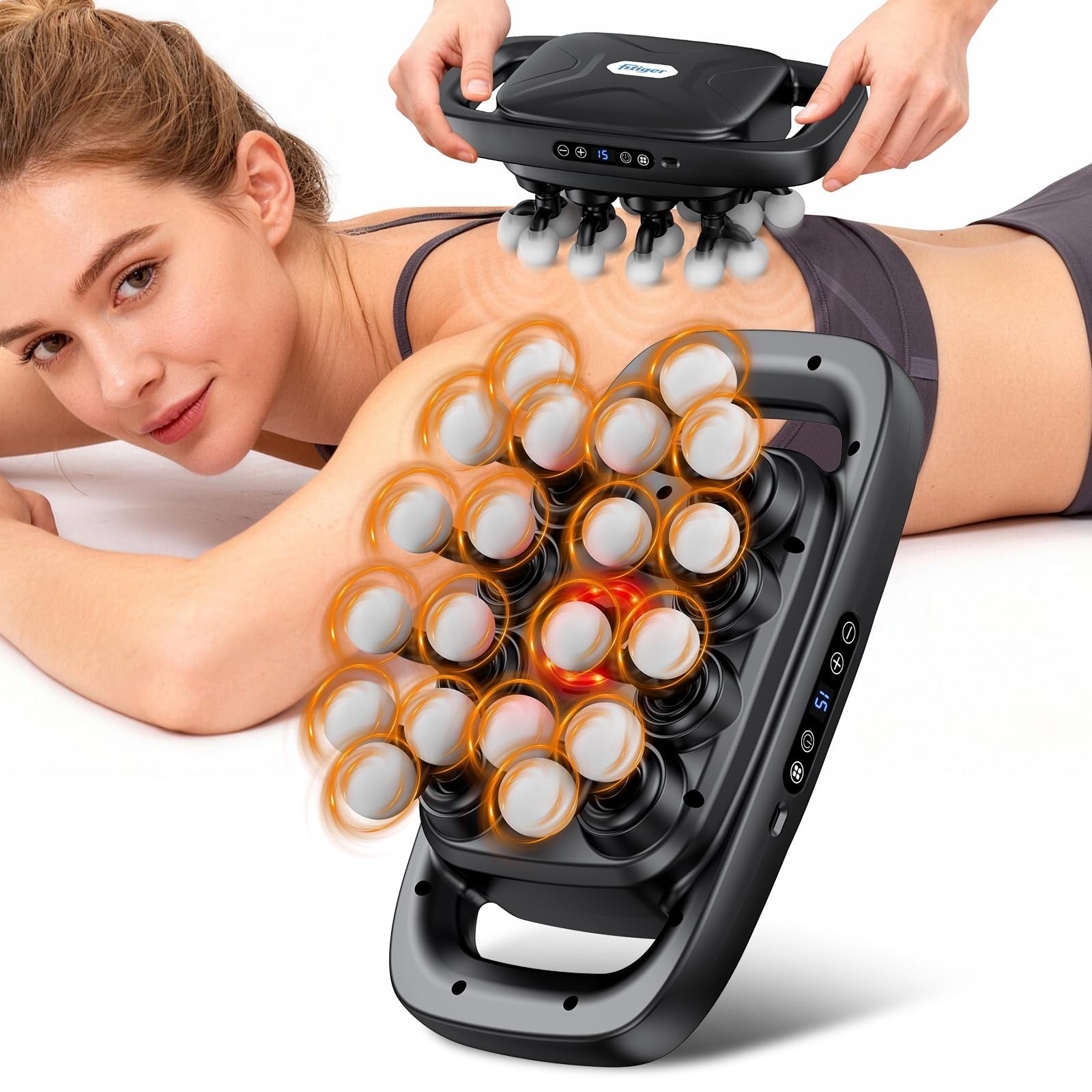 Massage Gun Deep Tissue for Back, Shoulder and Neck Pain Relief, Powerful Sho...