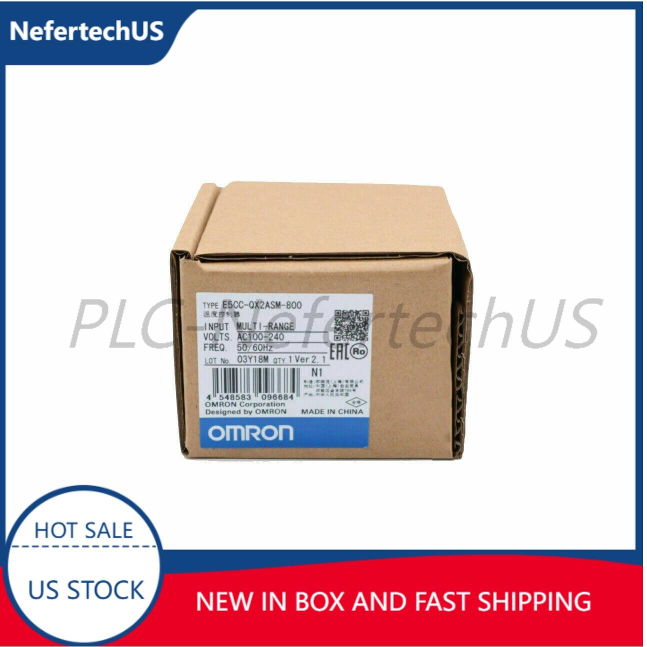 New in box Omron E5CC-QX2ASM-800 Temperature Controller 100-240VAC E5CCQX2ASM800