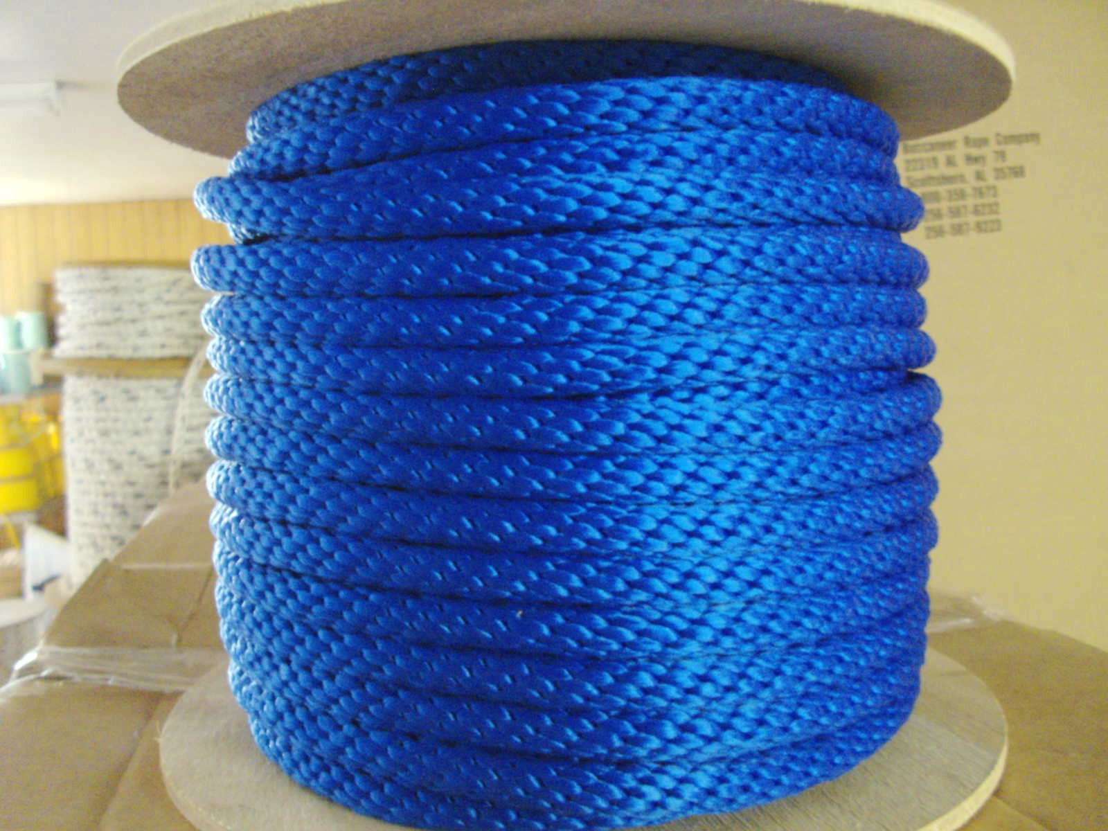 anchor rope dock lines 3/8 x 100 Pacific BLUE made USA REG $39  DIRT CHEAP !!!