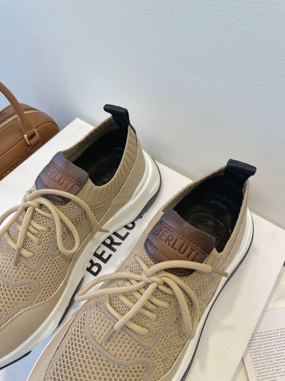 Berluti's new Shadow casual athletic shoes for men, size 44.