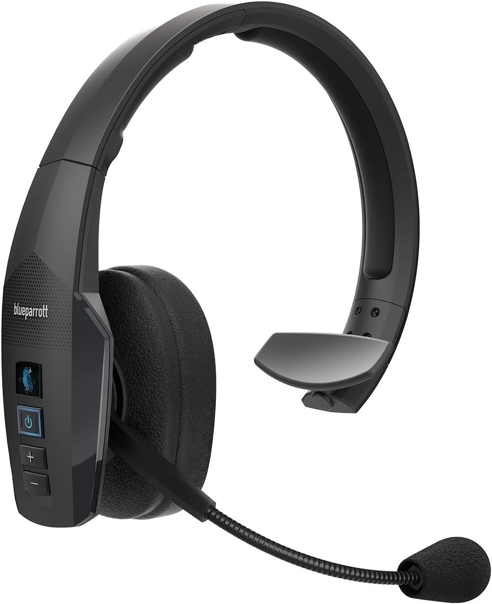 BlueParrott B450-XT Noise Cancelling Trucker Bluetooth Headset, BLK– Refurbished