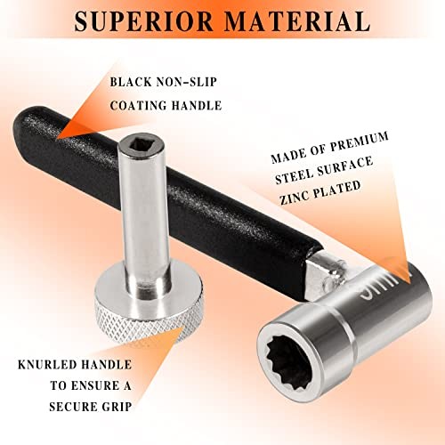 Valve Tappet Adjusting Wrench Tool Kit for Motorcycles ATVs & ATCs, Include