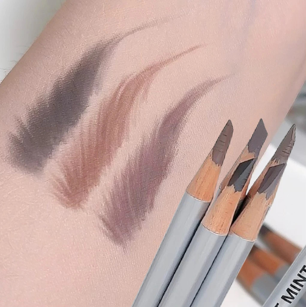 Slanted Blade Eyebrow Pencil Waterproof Makeup Natural Lines Hair Flu Wood Eyebr