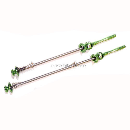 47g  TOKEN TK480 Ti Axle Hub QR skewer apple GREEN MTB