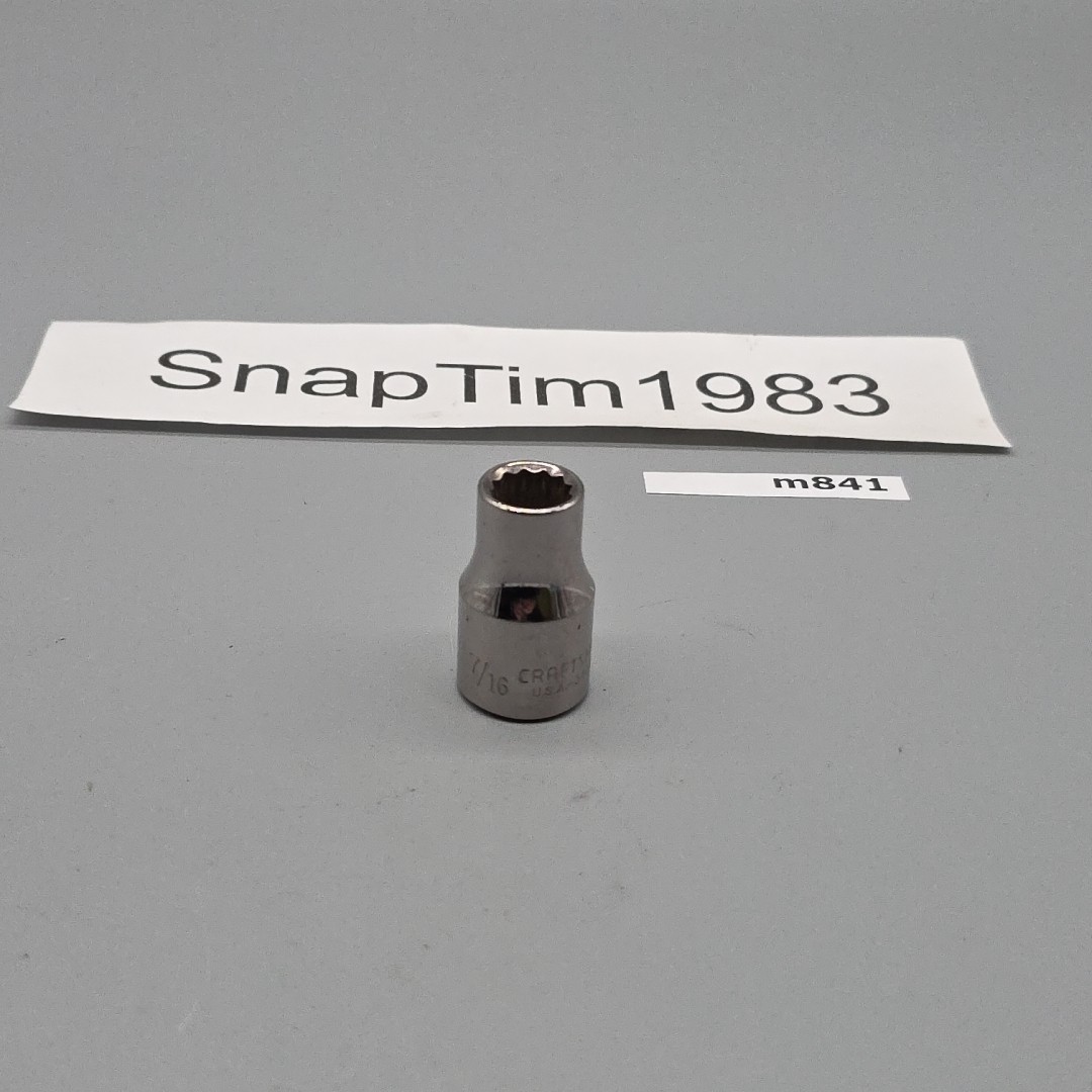 CRAFTSMAN Tools Socket 34040  7/16"   12 Pt USA