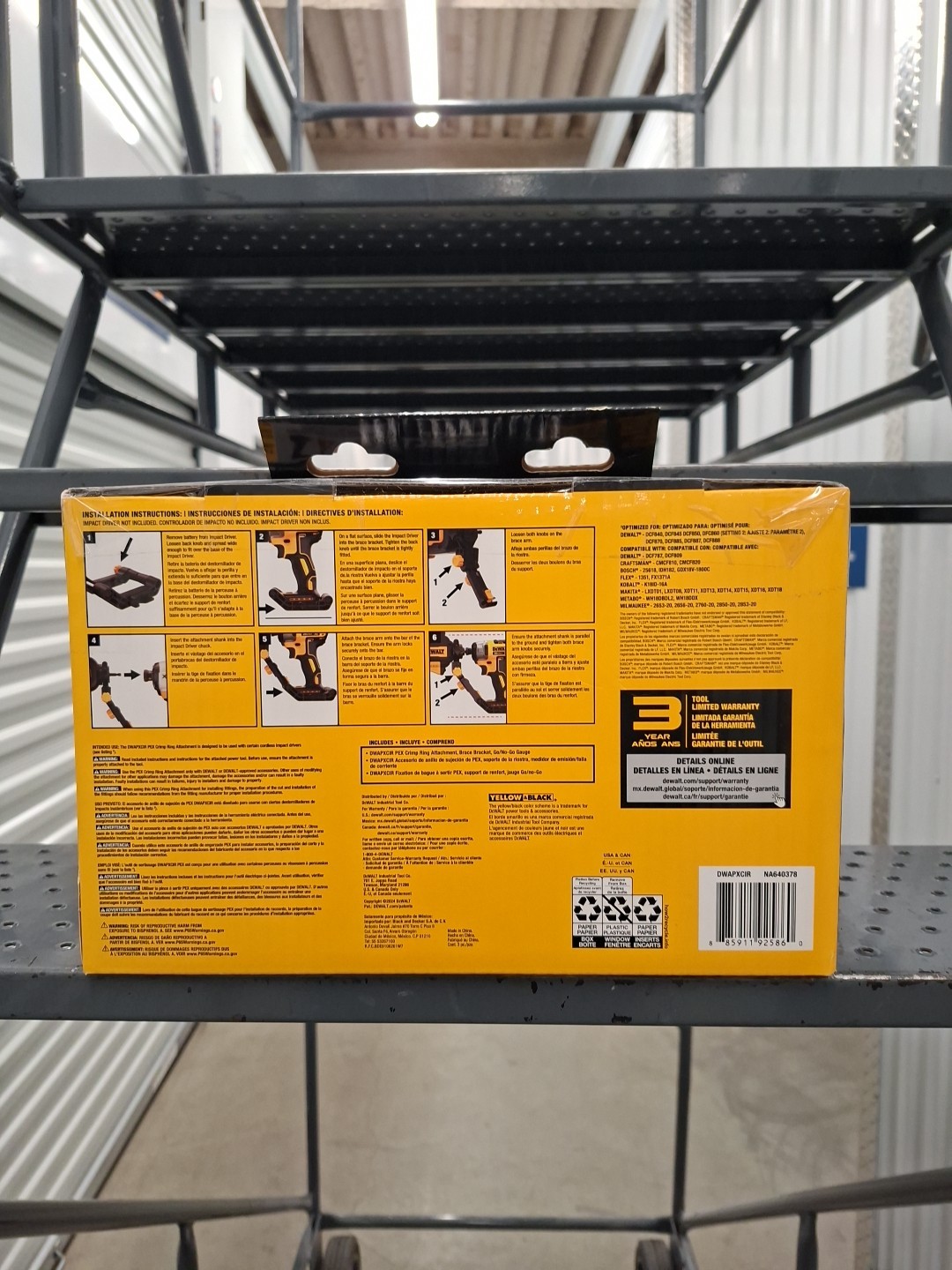 Dewalt DWAPXCIR Pex Crimp Ring Attachment
