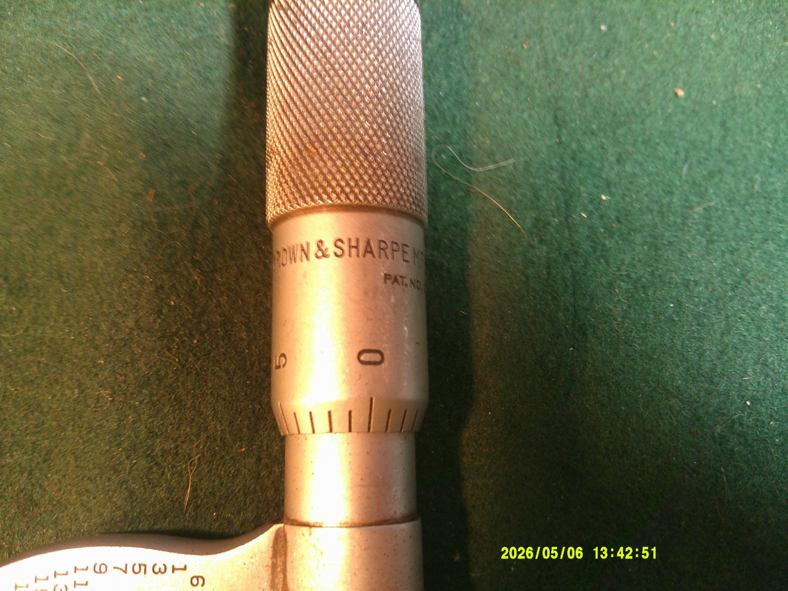 VINTAGE BROWN & SHARPE NO. 47RS MICROMETER CALIPER