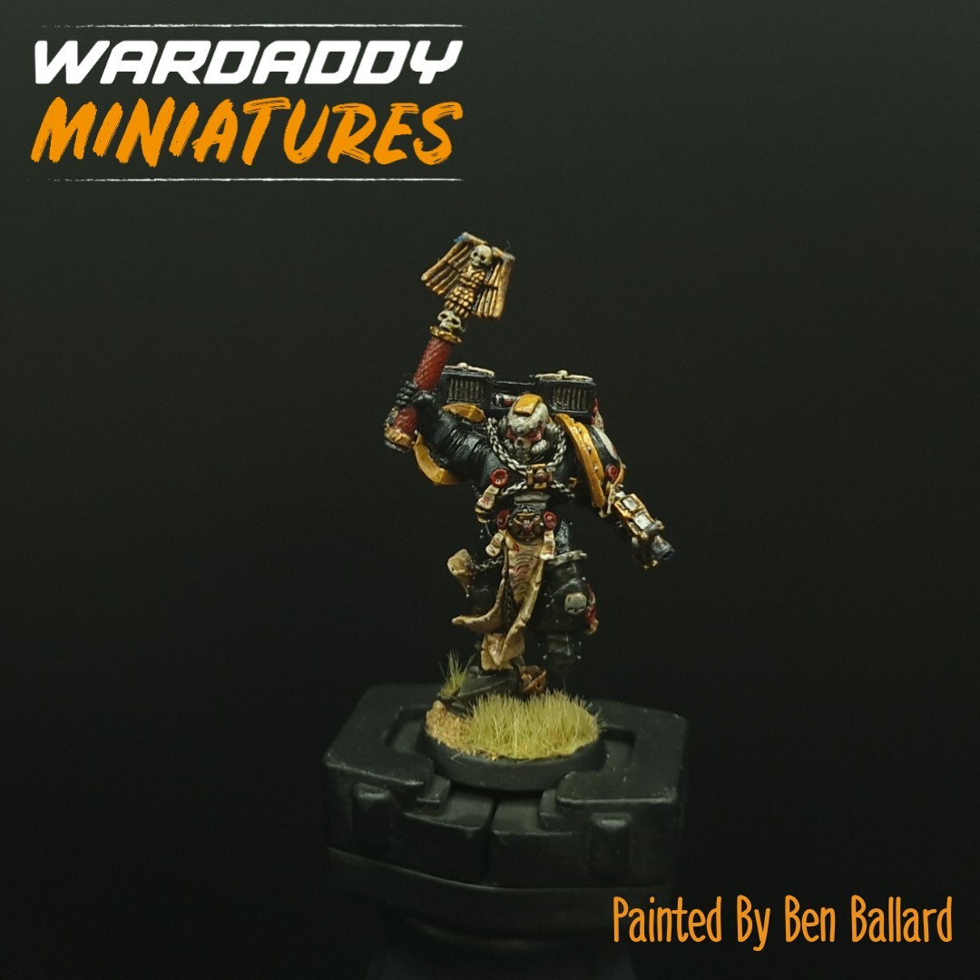 Pro Painted Warhammer 40k Red Scorpions Chaplain METAL OOP Games Workshop