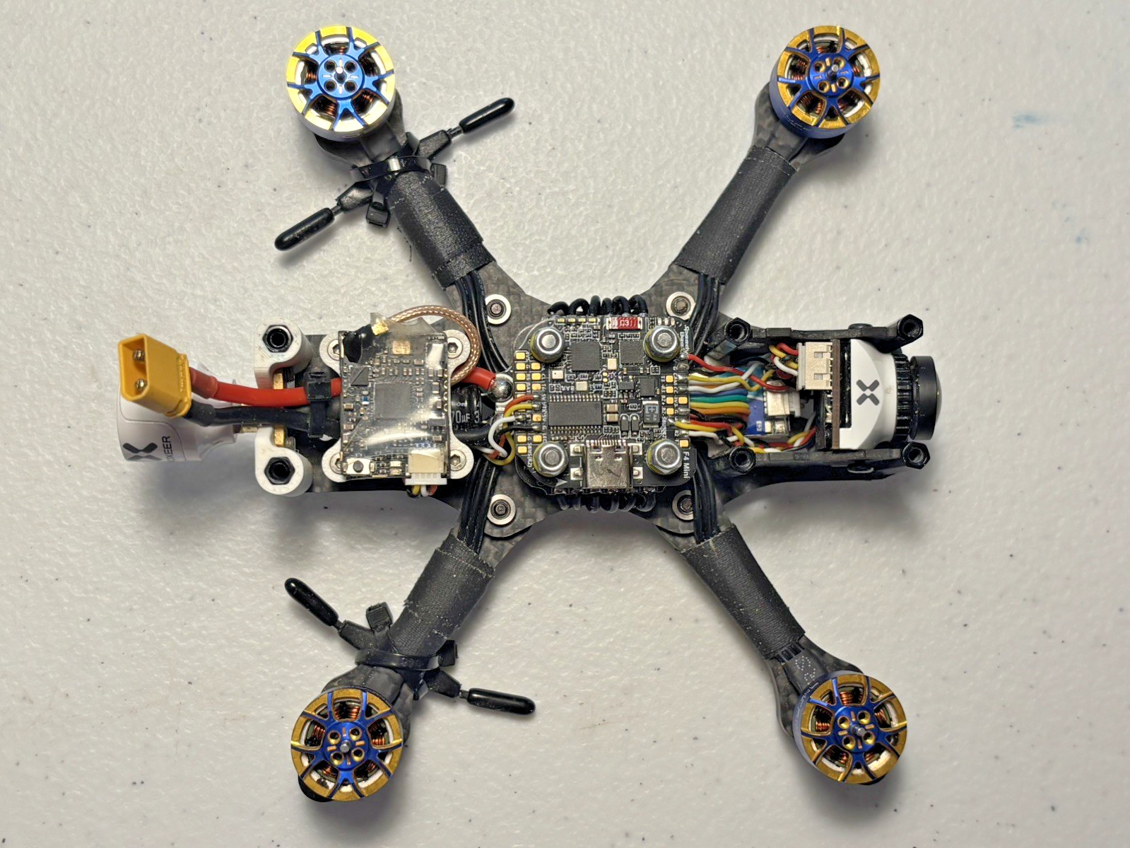 Complete FPV Drone Setup — Self-Built 3" 4S Freestyle Quad w/ Controller, Goggle