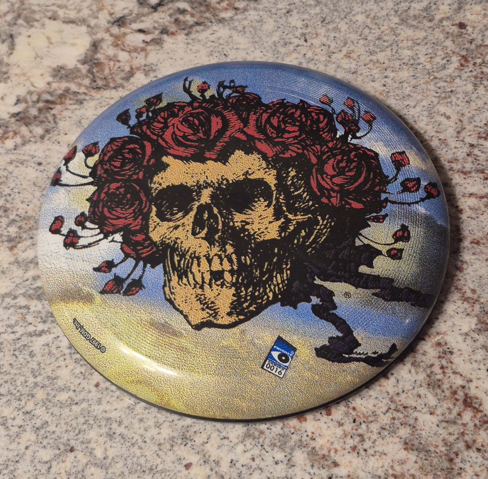 Vintage Grateful Dead Skull Frisbee