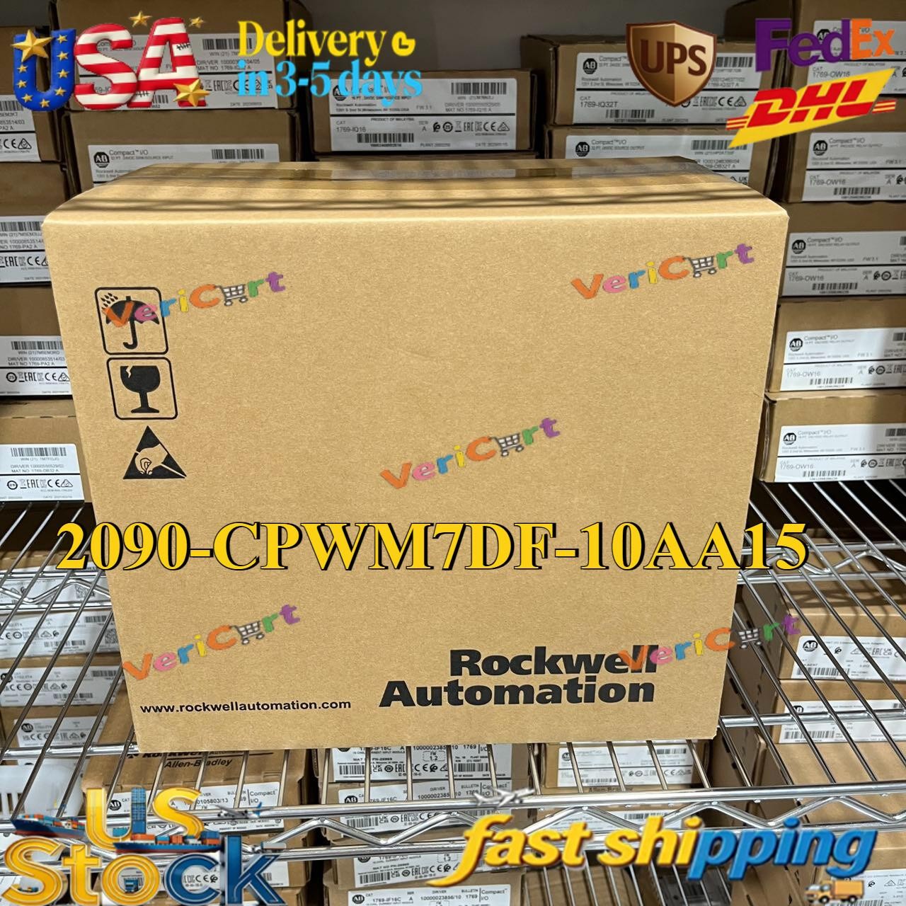 1PCS New AB 2090-CPWM7DF-10AA15 Servo Motor Power Cable US Free Tax