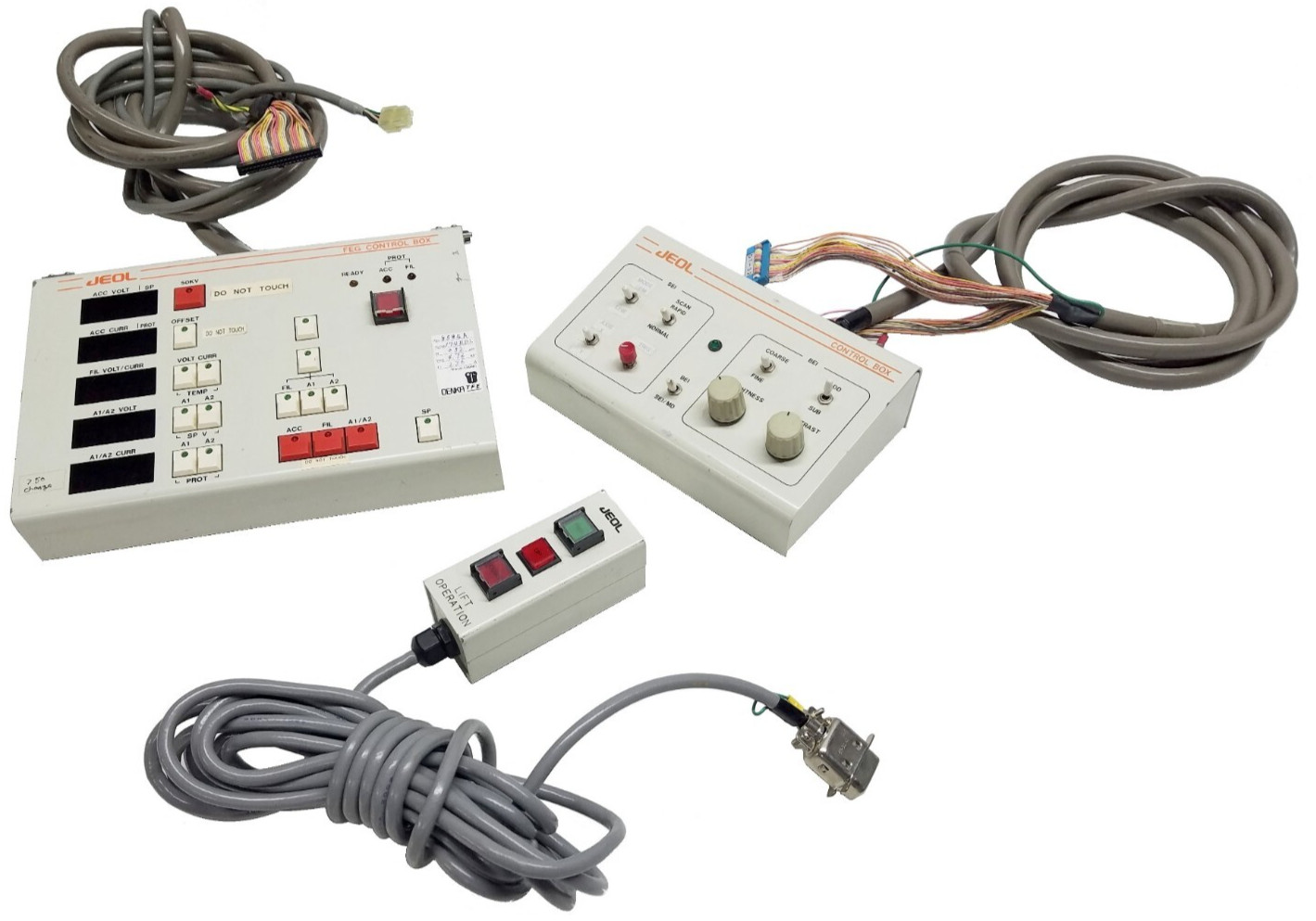 Lot of 3x Jeol JBX-6000 FSE Scanning Electron Beam Lithography System Controller