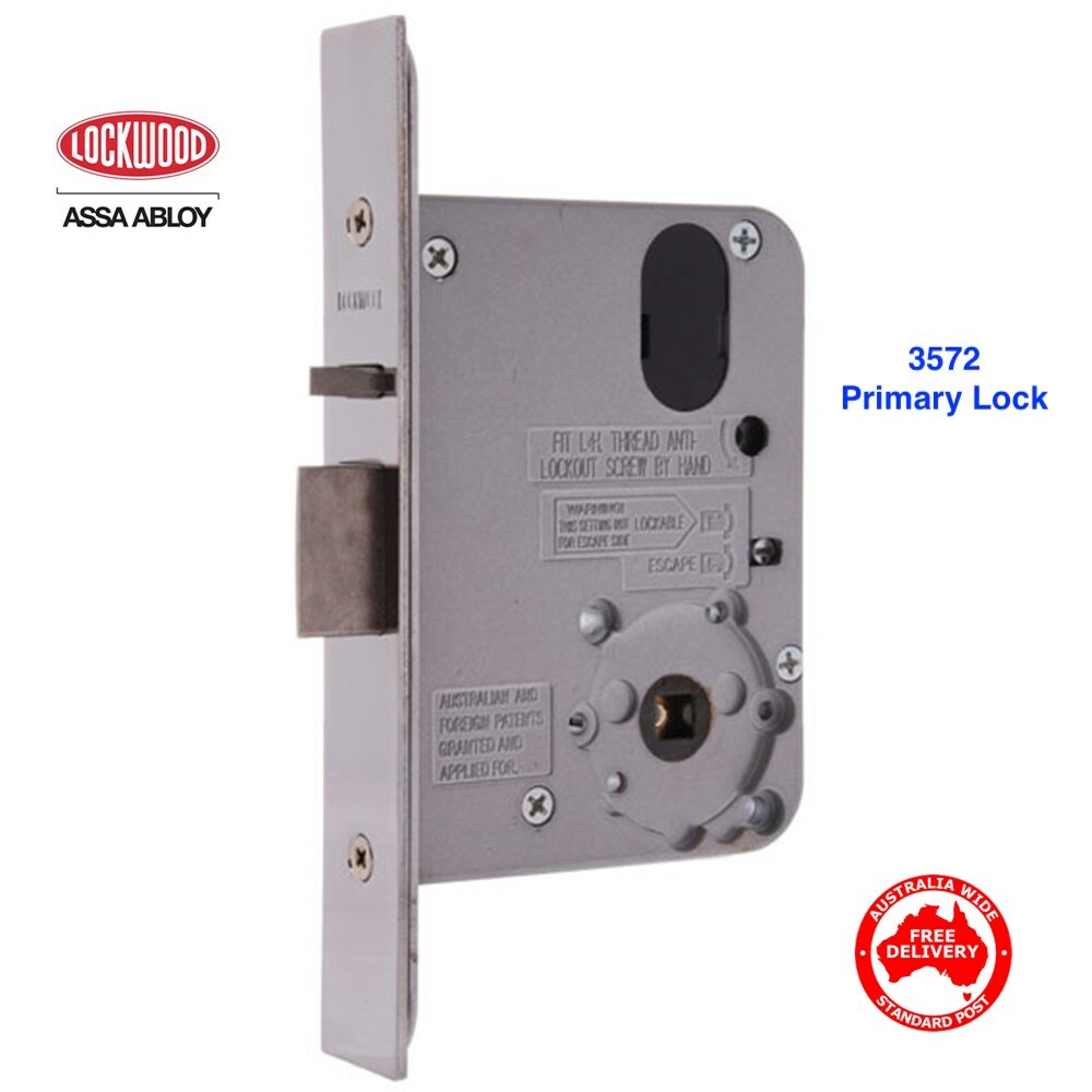 Lockwood 3572 Primary Mortice Lock-ASSA-Free Postage