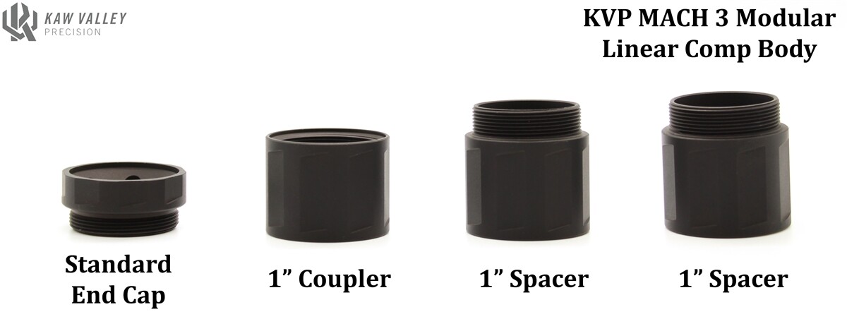 Kaw Valley Precision MACH 3 Modular Linear Comp 1" Spacer