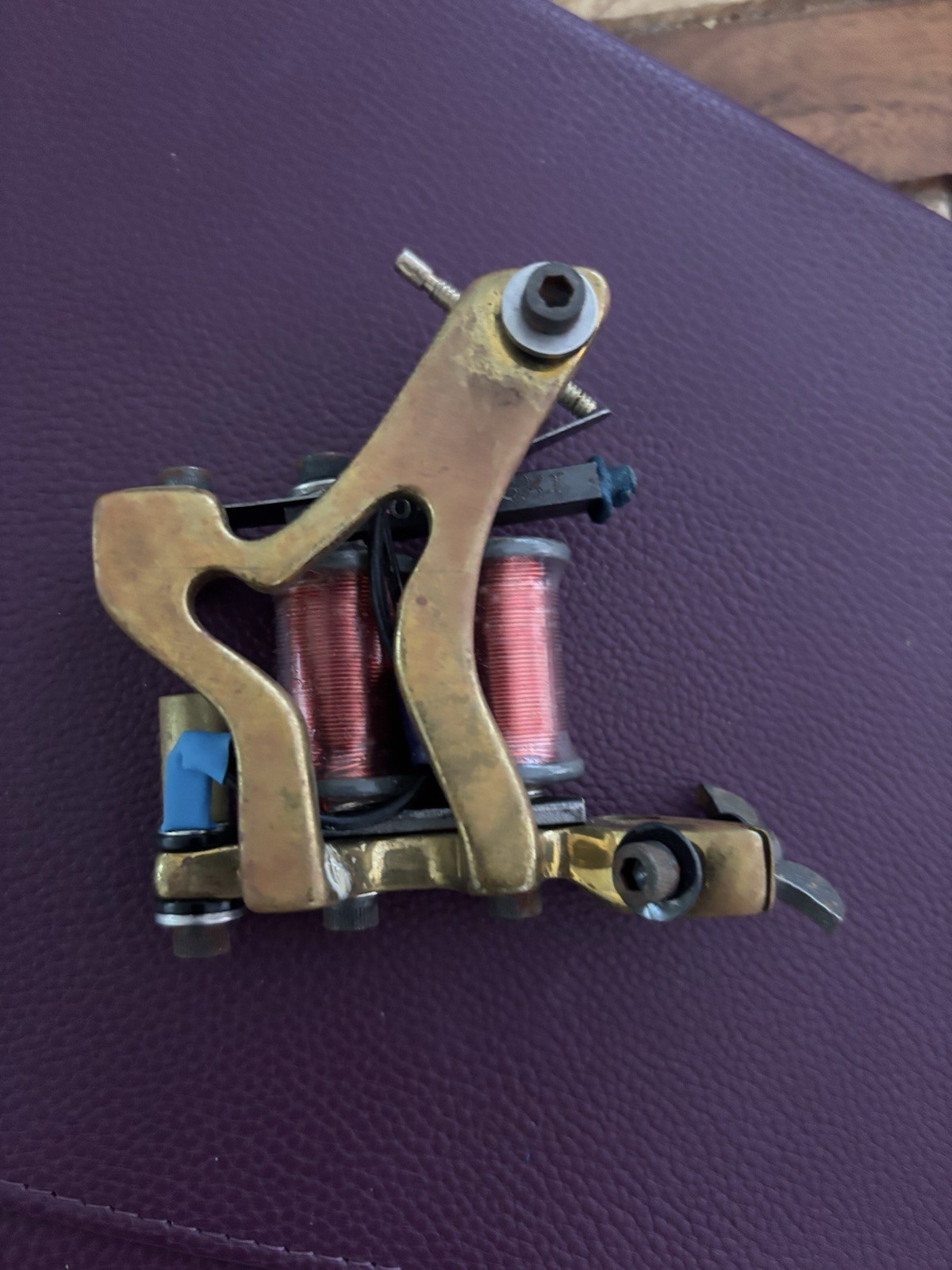 Jimmy Jaworowski  Vintage Brass Shader Tattoo Machine USA