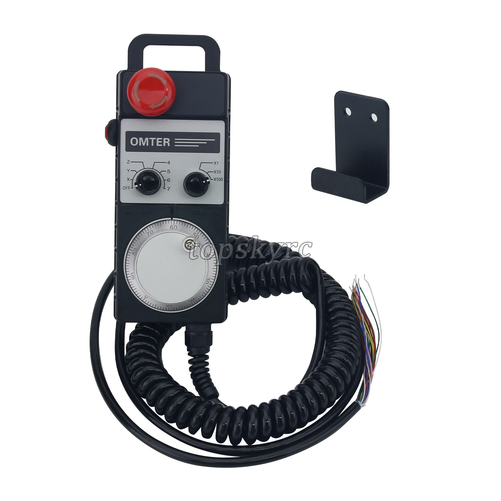 5-12E 7-Axis MPG Universal Manual Pulse Generator CNC Handwheel 25PPR 12V tp1