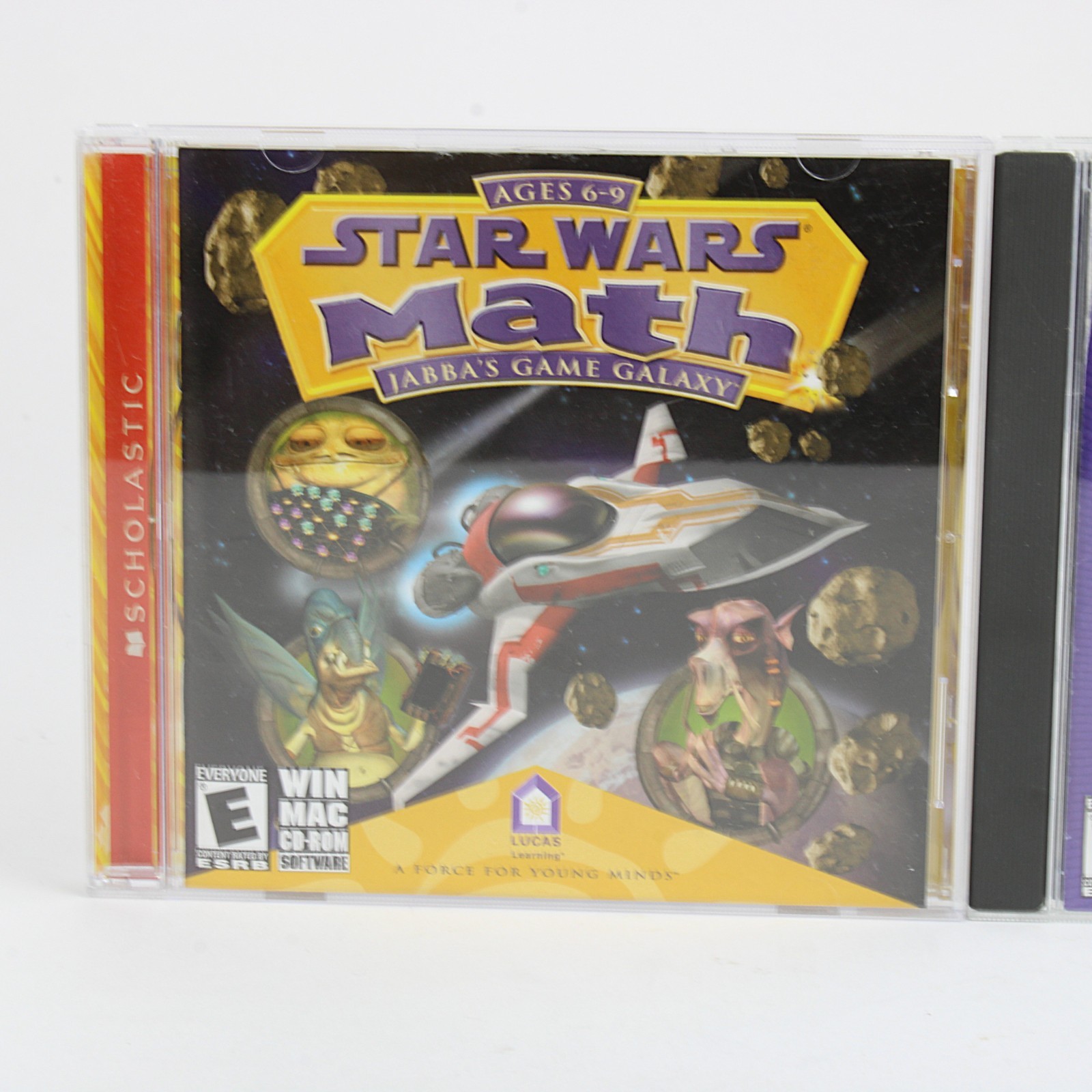 Lot Star Wars Math Jabba, Math Blaster Master Basics PC ROM MAC Game Scholastic