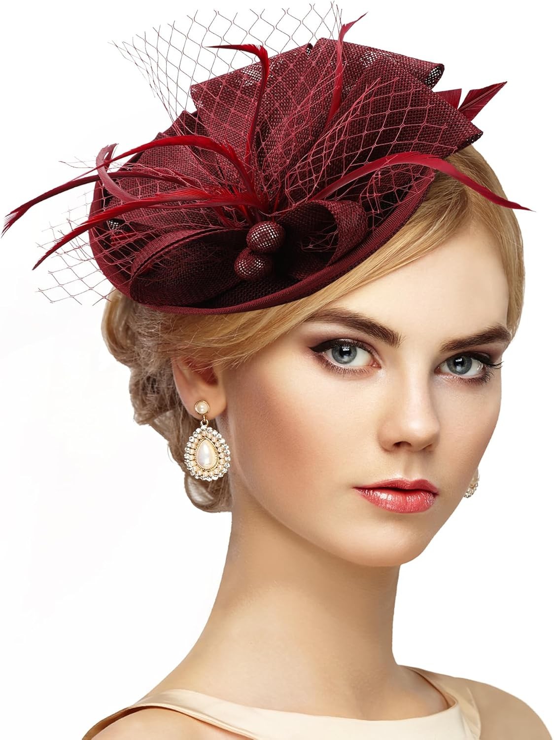 Tea Party Hat 2025 Derby Pillbox Kentucky Hat for Women