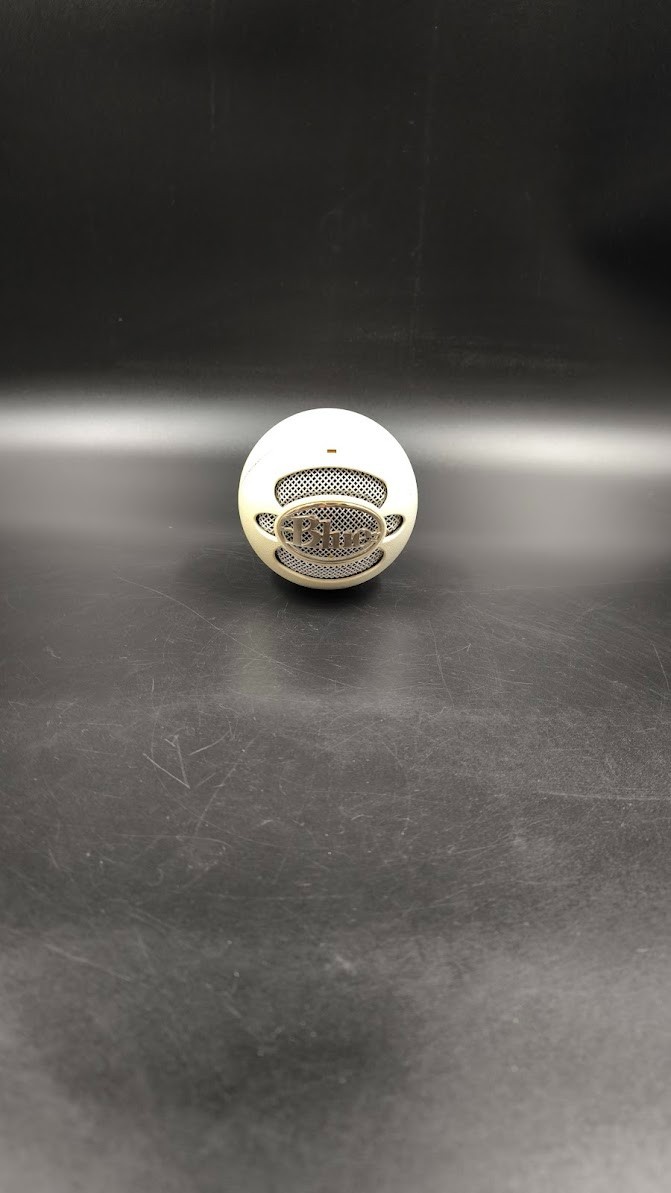 Blue Snowball USB Microphone Used Working White