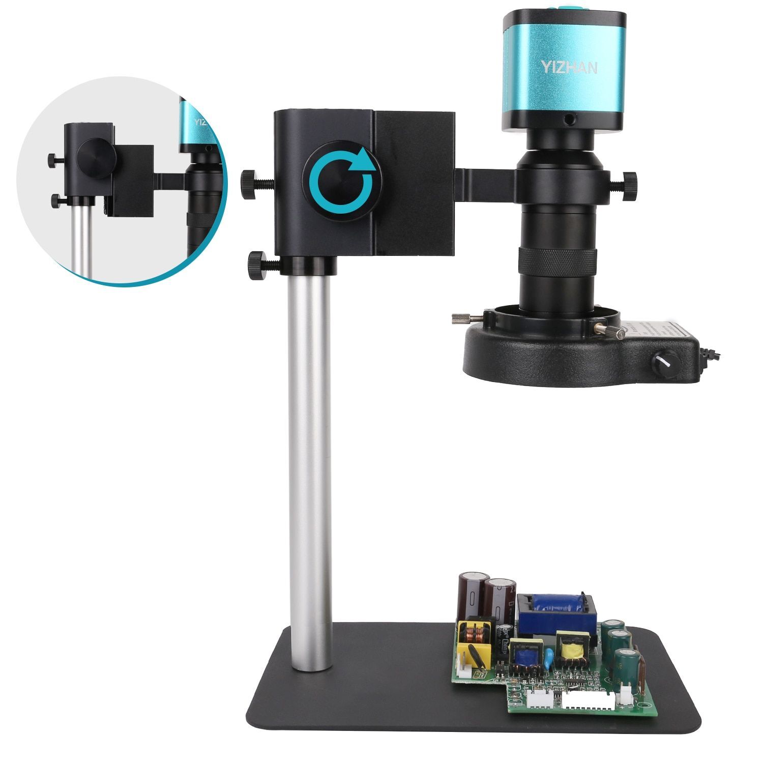 Digital Microscope Set 130X C Mount 4K 48MP HDMI USB 60FPS Industrial Camera New