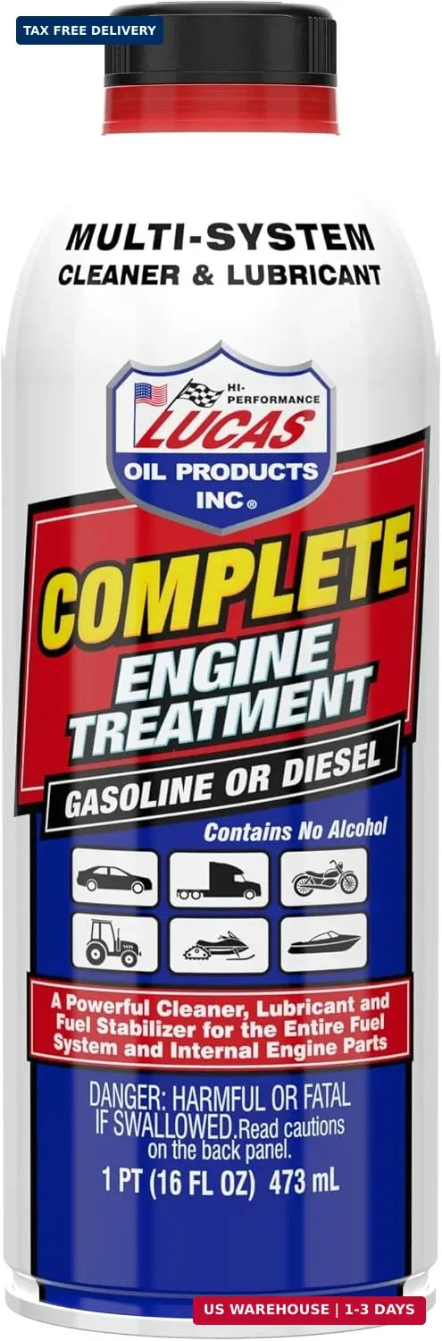 Lucas Oil 10016 Complete Engine Treatment - 16 Ounce