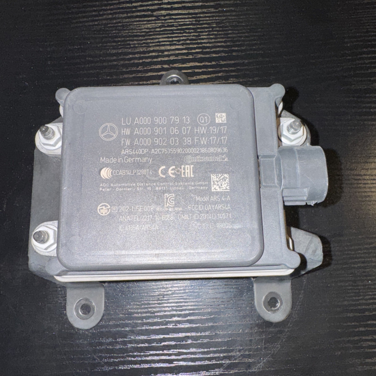 2020 Mercedes-benz S450 Cruise Control Module OEM #130