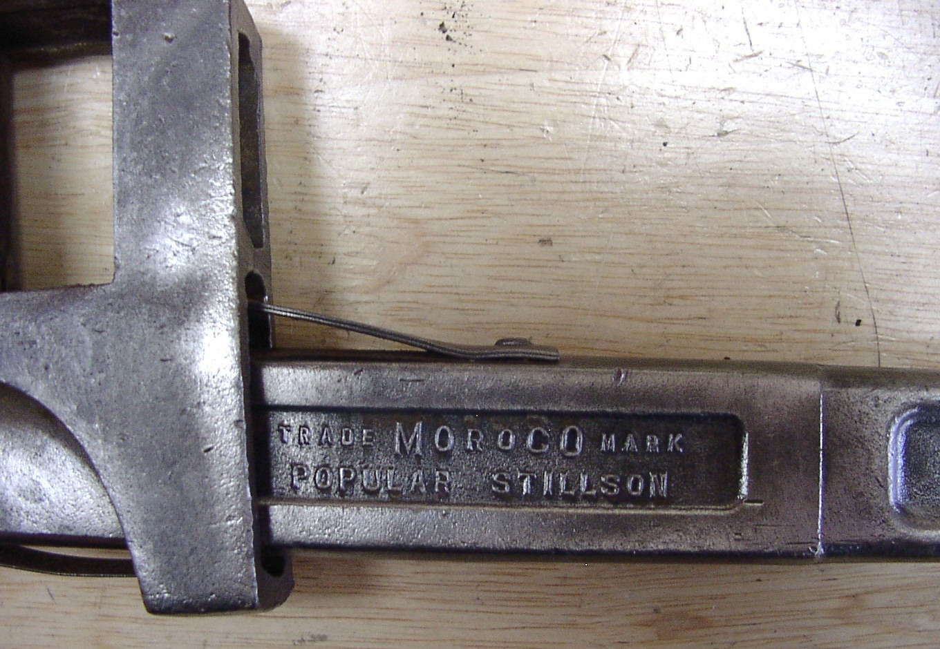 Antique Trimont Mfg. Co. Moroco Popular Stillson 24" Pipe Wrench,3" Cap.,XLINT!