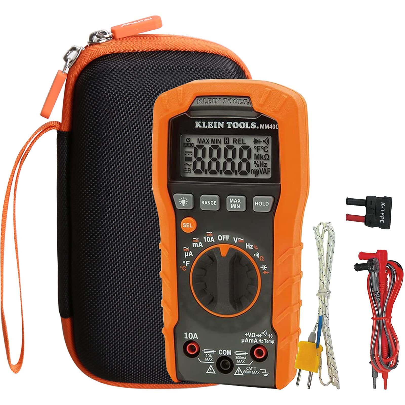 Hard Storage Case for Klein Tool Digital Multimeter 600V MM400MM300(Case only