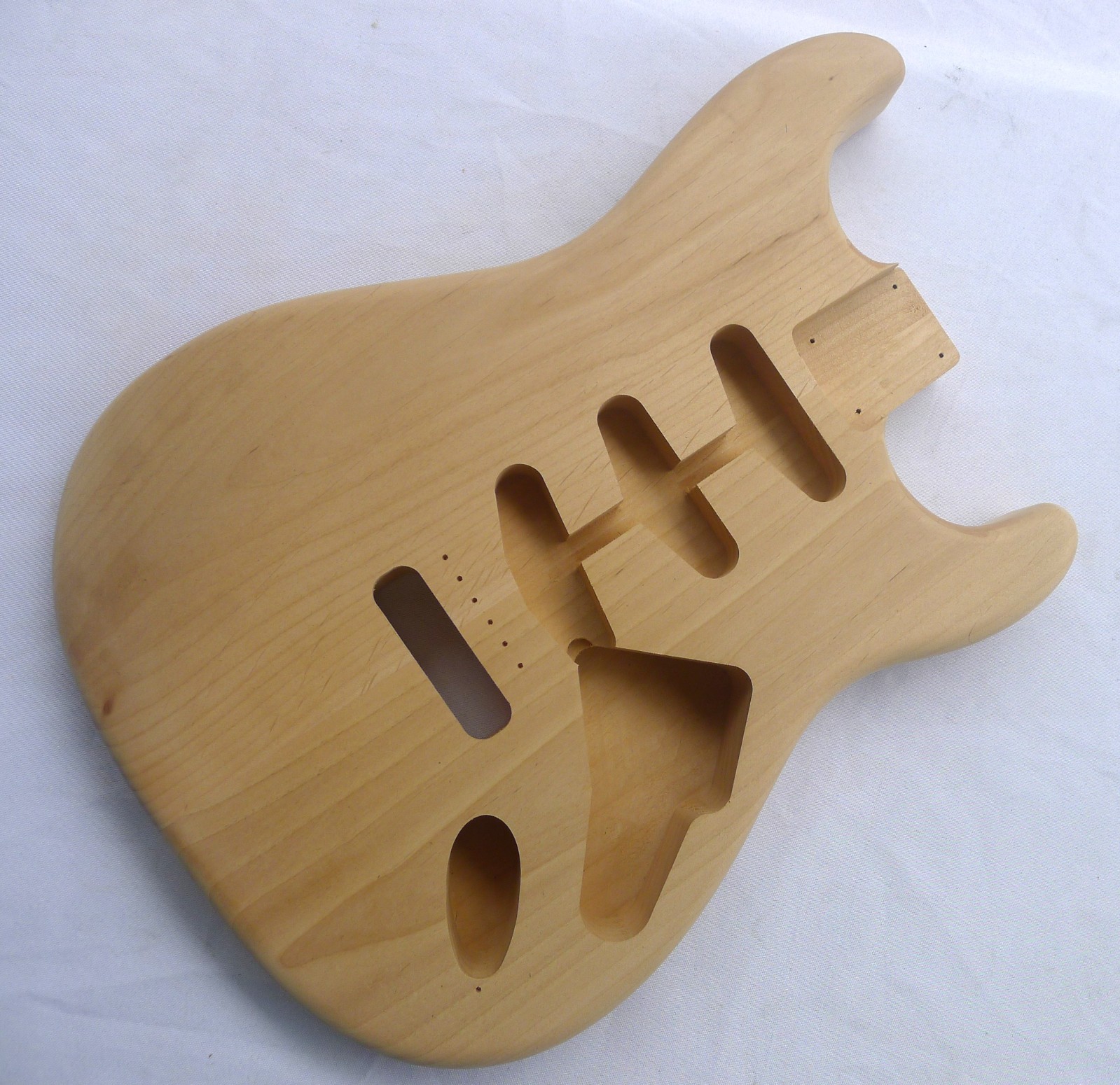 Strat Guitar Body 2 pcs Centre Joined North American Alder Unfinish 1.86kg