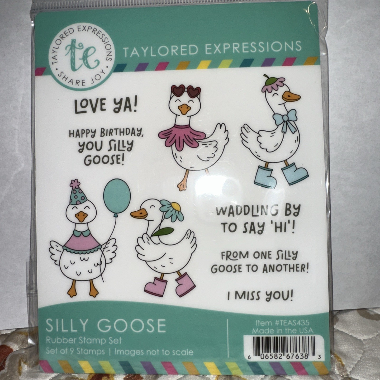 Taylored Expressions "Silly Goose" New