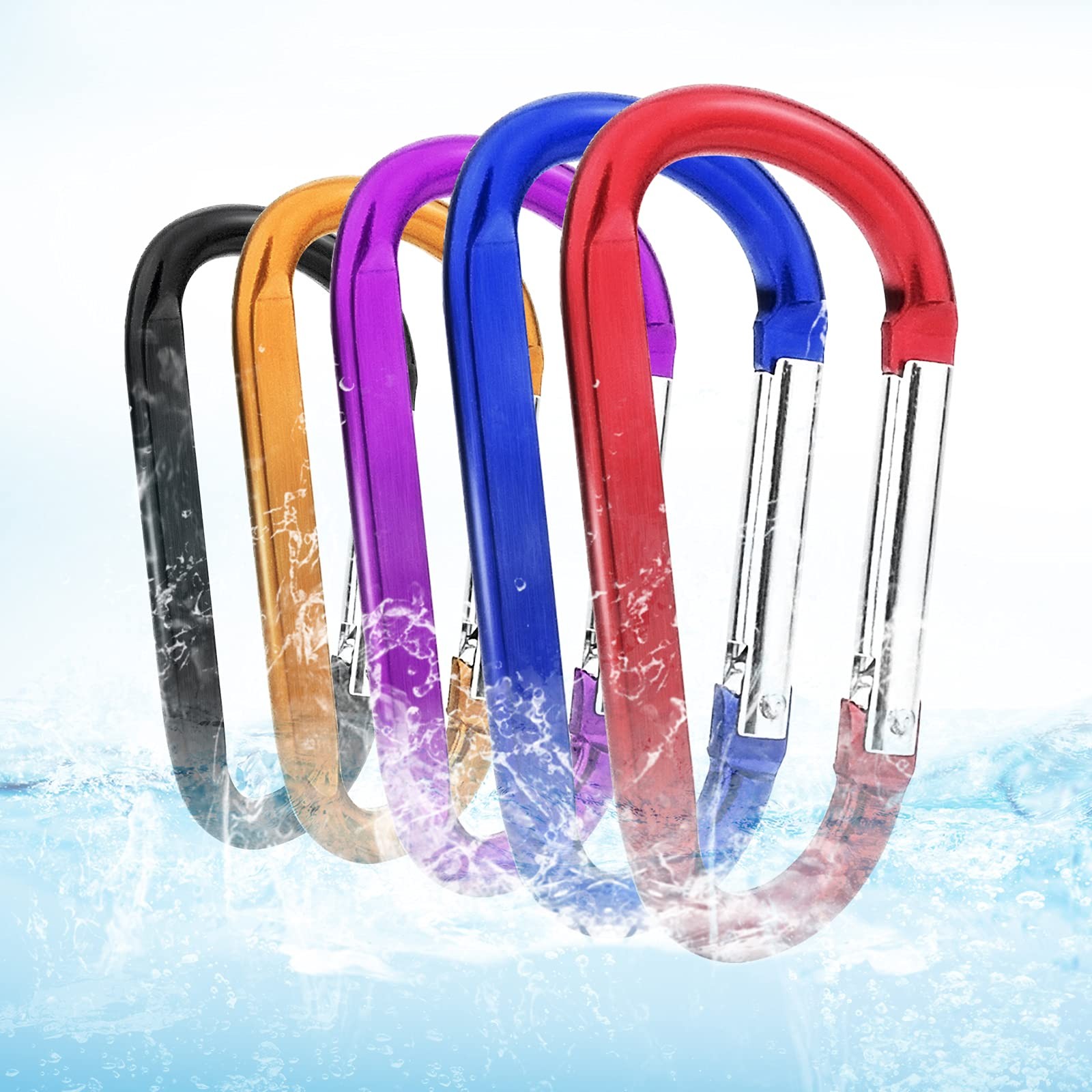 10 Pack 3'' Aluminum Spring 3, ['Golden', 'Red', 'Black', 'purple', 'Blue']