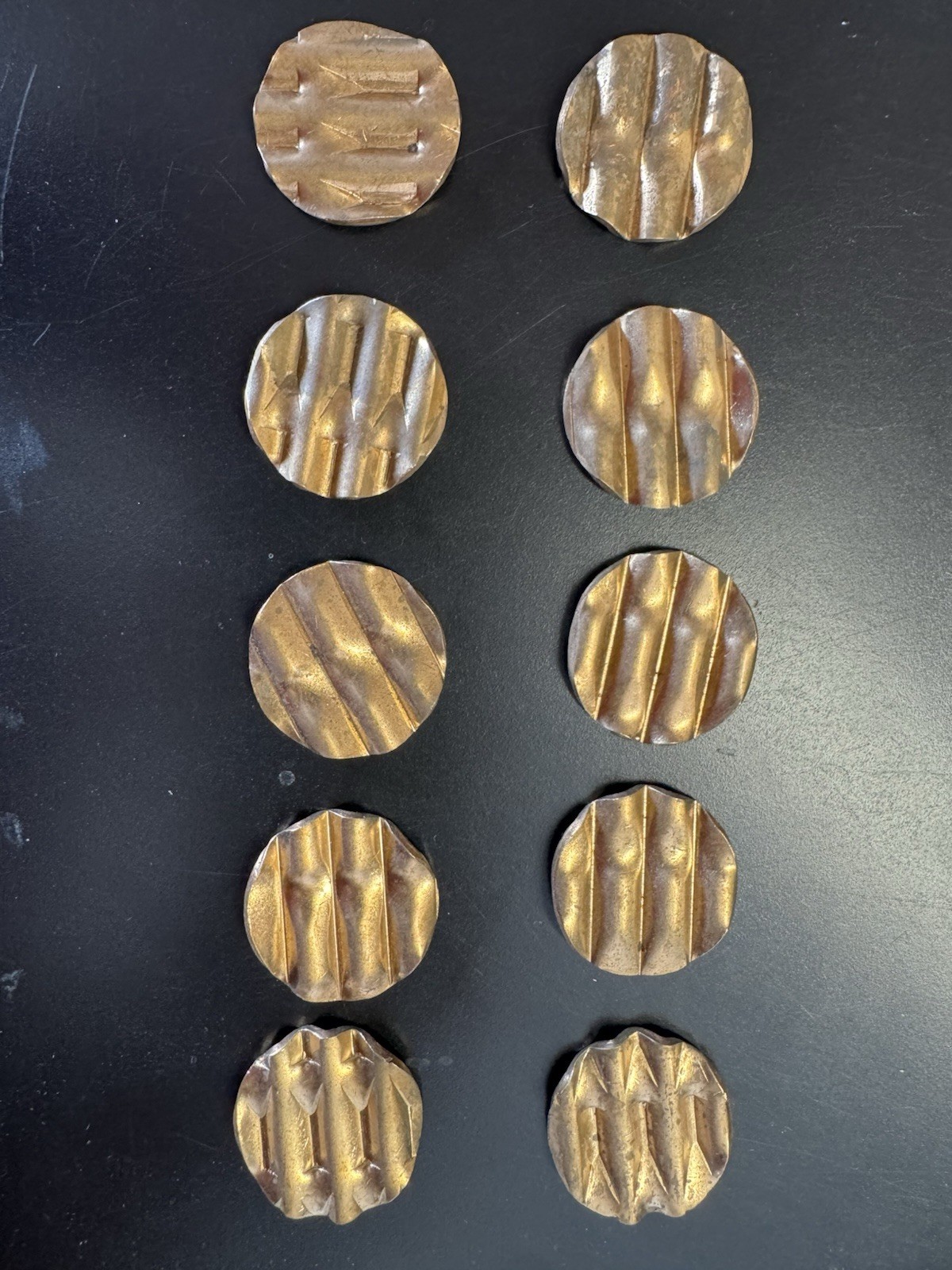 USA Gold Dollar Blank Waffle Canceled - Uncirculated (set of 10)