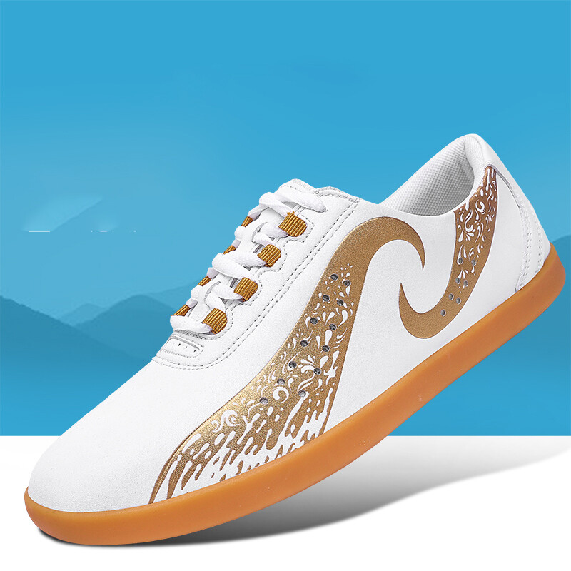 Men-made Leather Kung Fu Tai Chi Shoes Martial Art Shoes Sneakers Cowhide