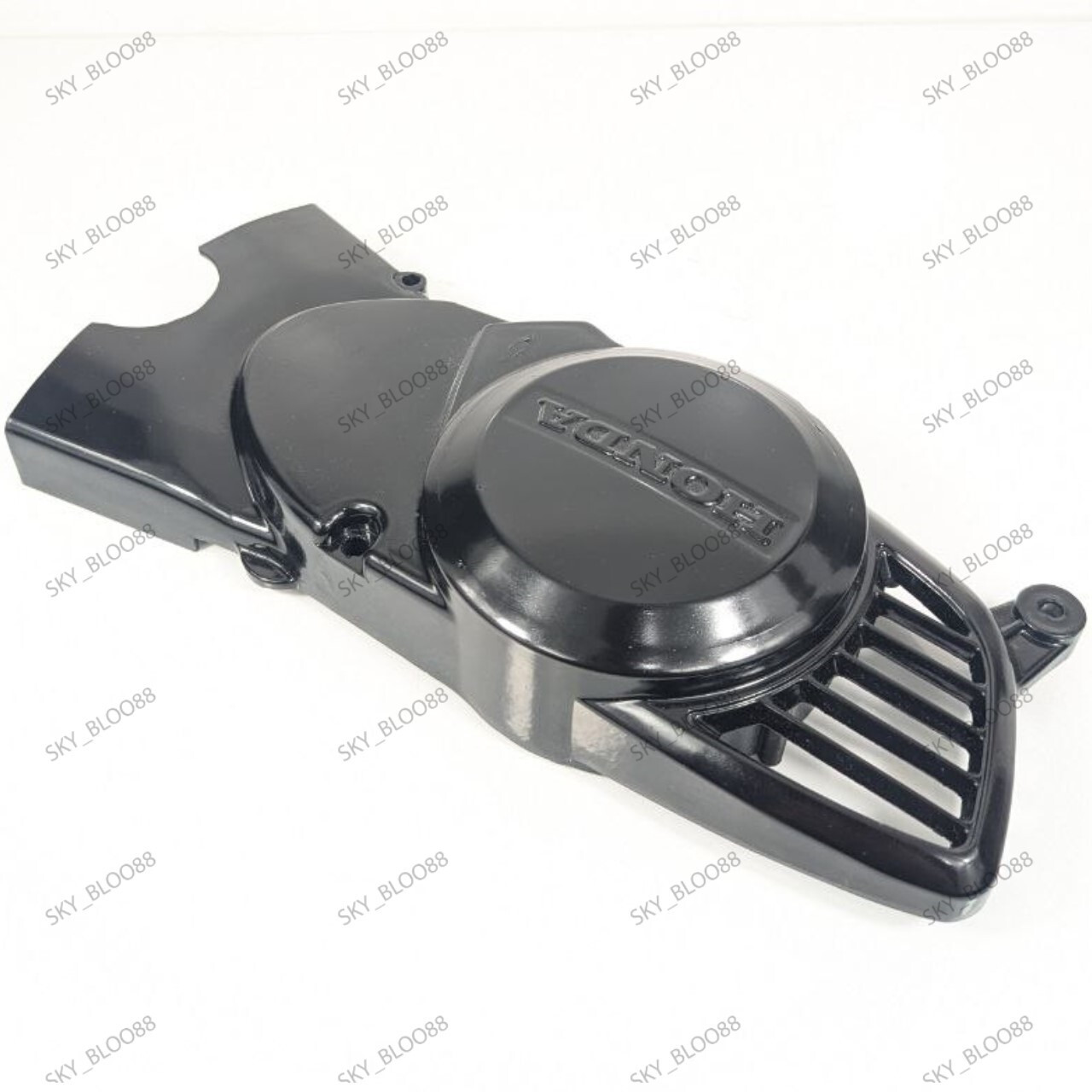 Engine Flywheel Left Stator Cover Honda C50 C70 Black