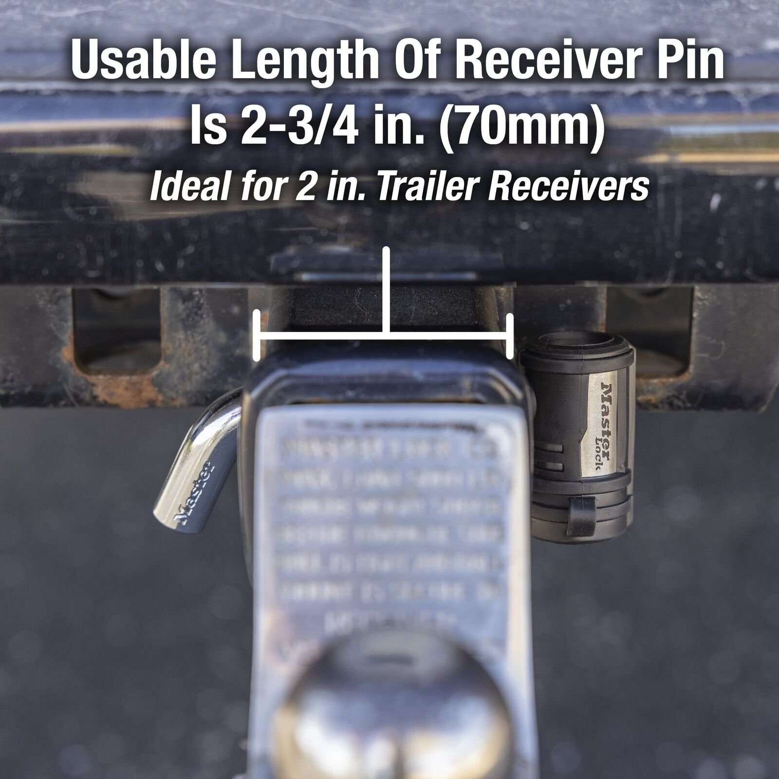 Master Lock 2848DAT Key Alike Set with Receiver and Coupler Latch Locks,...
