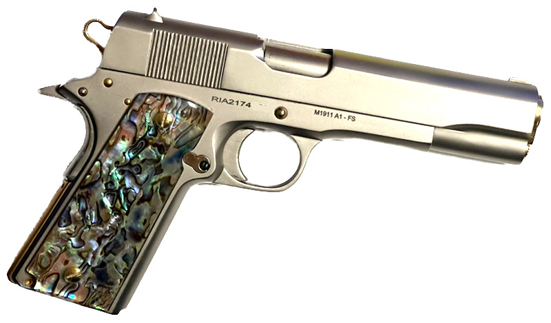 1911 Abalone Mother of Pearl Grips Full Size Fits Colt Kimber Springfield Govt