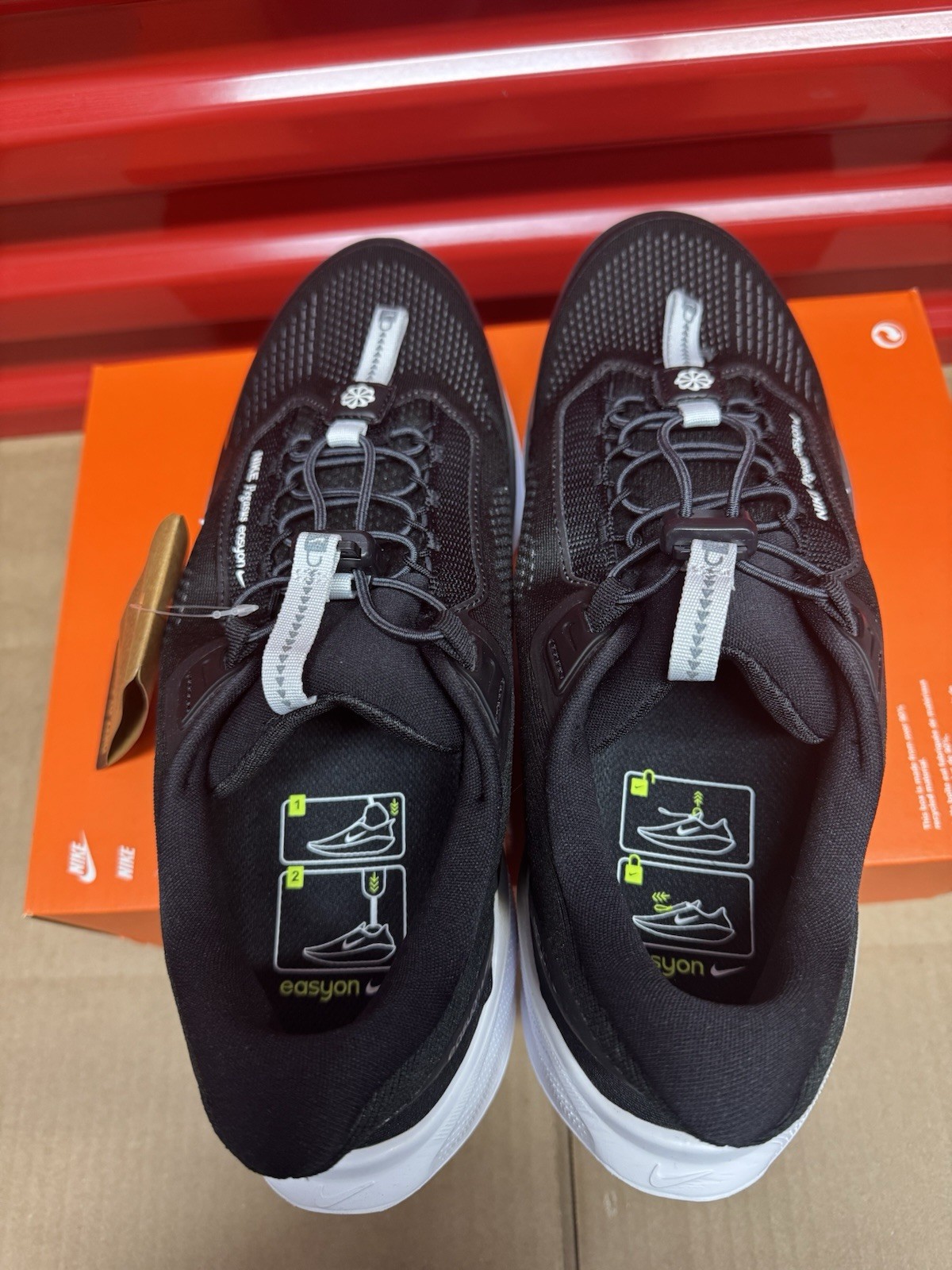 Men’s Size 12 - Nike Pegasus EasyOn Black Anthracite Photon Dust FQ7837-002